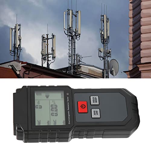 Detector de Radiación Electromagnética con LCD y Alarma miniatura 7