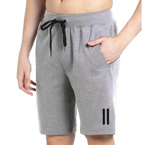 Image of West Gate Clothing Plus Sizes Men's Cotton Knee Length Shorts | Casual and Night Wear Mens Shorts | A1