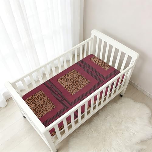 Drap de berceau en coton doux anti-irritation pour le sommeil de bébé