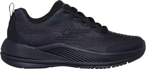 SKECHERS Girls Microspec Advance Sneaker, Black 1, 1.5 Little Kid2