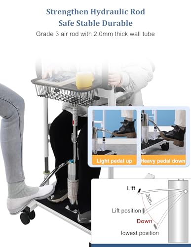 Hydrauliczny podnośnik do przenoszenia pacjenta dla osób starszych, regulowana wysokość z dzielonym siedzeniem, idealny do opieki domowej, pomoc w poruszaniu się