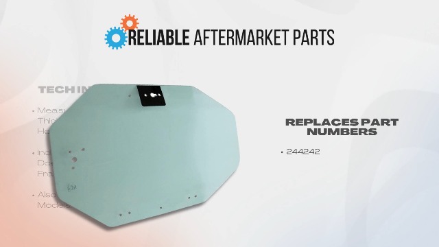 Amazon.com: (1) Aftermarket Cab Front Glass (Door) 244242 Fits