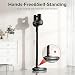 Tipdiy Cordless Vacuum Cleaner with Self-Standing, 40KPA Stick Vacuum Cleaners for Home, 8-in-1 Lightweight Rechargeable Vacuum, 7-Layer Filtration,Ideal for Carpet, Pet Hair, Hardwood Floors （Black）