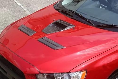 Cubierta de ventilación del capó para Lancer Evolution X EVO 10 2008-2015 5