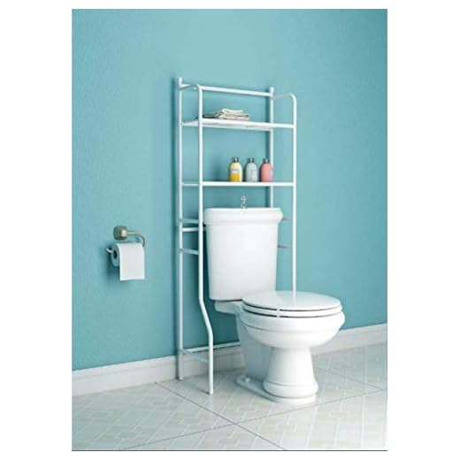 Movilcom® - Estantería para inodoro, con 2 estantes, mueble encima wc, estantería sobre inodoro wc, 140 x 28 x 55cm Blanco