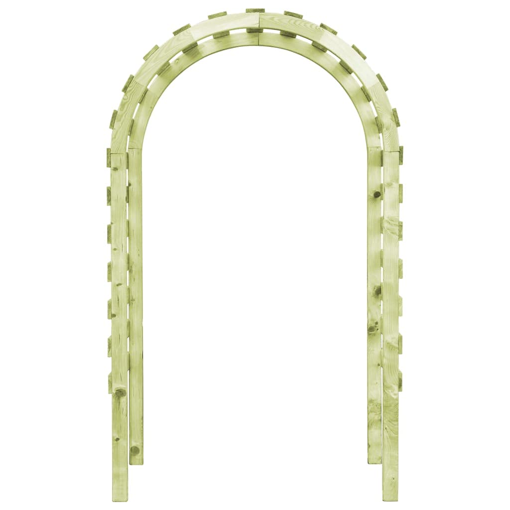 Pergola tarasowa z litego drewna sosnowego, pergola ogrodowa 130 x 60 x 230 cm dla roślin pnących, impregnowana i odporna na warunki atmosferyczne, łatwy montaż dla naturalnego uroku w ogrodzie