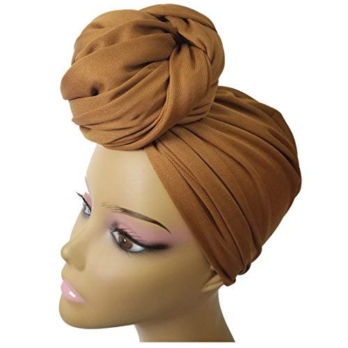 Stretch Head Wrap Scarf Head Wrap for women Turban Wrap Stretch Jersey Long Turban Head Wrap Tie 4Set4