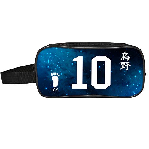 Preisvergleich Produktbild Haikyu Federmäppchen Federmäppchen Federmäppchen mit großer Kapazität Doppelreißverschlüsse Sternenhimmel Federbeutel Schreibwaren for Kinder (Color : Xingkong12, Size : 24 X 11 X 7cm)