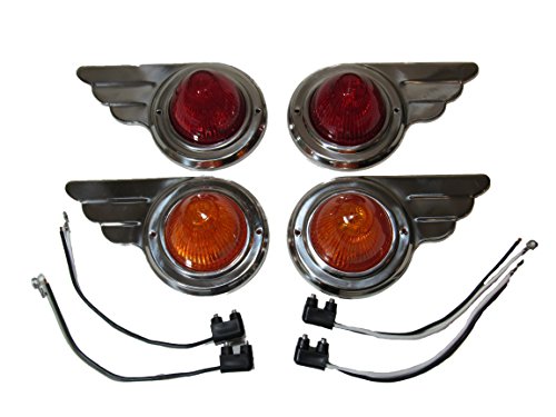 Kool Collectibles TCMA Wing Travel Trailer Side Marker Lights Deco Airstream Shasta Spartan Airfloat Camper RV