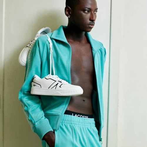 Image of Lacoste Mens Men's L001 Leather and Suede Trainers Sneaker