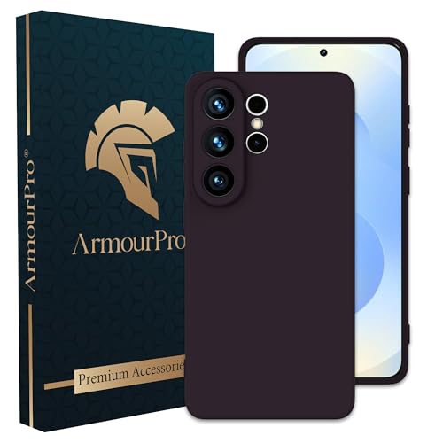 Image of ArmourPro Soft Silicone Back Cover for Samsung Galaxy S26 Ultra | Pruple