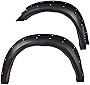 PIT66 Fender Flares, Compatible With 2010-2018 Dodge Ram 2500/3500 Fleetside With 76.3' 98.3' Bed (Do Not Fit Dually and Chassis Cab Models)Textured Pocket Riveted Style Wheel Flares Set, 4 PCS