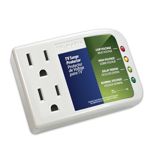 Electronic Voltage & Surge Protector for Smart TV, Game Consoles