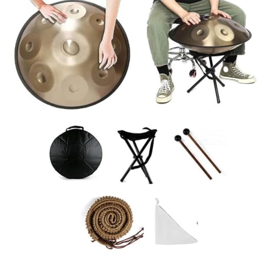 TocTus Handpan Drum de 10 Notas 22 Pulgadas Dorado miniatura 3