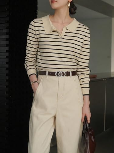 1Pcs PU Imitation Leather Chain Belts, Double Rings Classic Waist Belt with Alloy Buckles Peru Retro Accessory for Women3