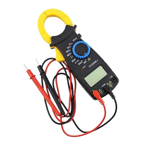 Multímetro pinza digital voltaje AC DC amperios ohm tester electrónico miniatura 1