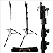 BRITEK 9ft / 2.7m Heavy Duty Steel Light Stand for Video, Portrait and Photography Lighting (2 Pieces with Carrying Bag)