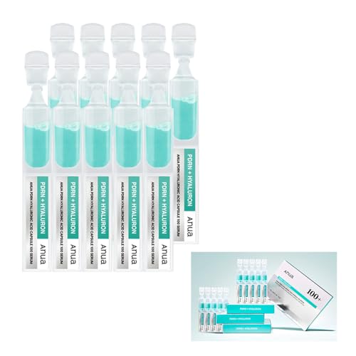 ANUA(アヌア)PDRN ヒアルロン酸カプセル100 セラム 1ml*10本 (個別包装タイプ1BOX) 水分保湿 肌キメ ツヤ 高密度美容液 乾燥肌 混合肌 スキンケア 韓国美容液 韓国コスメ【公式・正規品】
