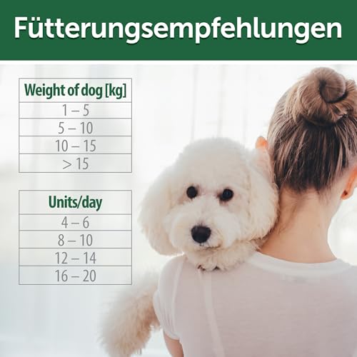 Nature's Protection Superior Care White Dogs Getreidefrei Gesundes Wachstum & Entwicklung Leckerlis mit Insekten für Junior Hunde Aller Rassen, Tränenflecken Reduktion, 150g