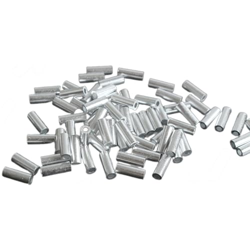 Manga de crimpado de barril único de aluminio de alta precisión para conectores de pesca 3