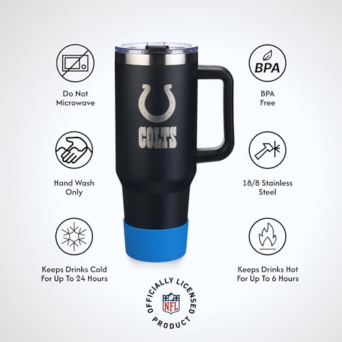 Image of The Memory Company Officially Licensed NFL - Indianapolis Colts 46oz Game Day Tumbler with Laser Engraved Team Logo