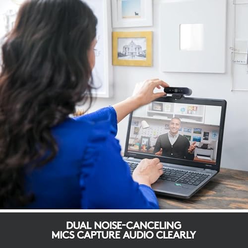 Brio Stream Webcam - Videochiamata Ultra 4K HD, correzione automatica della luce HD, streaming, nero - Webcam - Immagine 4
