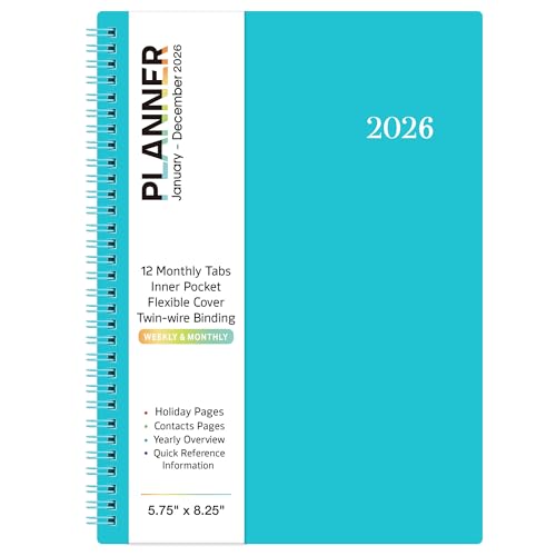 2026 Planner - Planner/Calendar 2026, Jan.2026 - Dec.2026, 2026 Planner