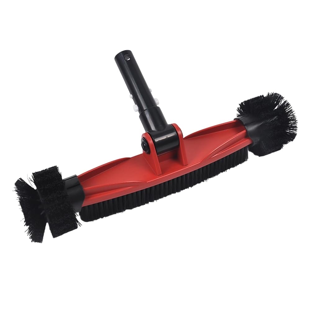 Hndhbfgrt Small Round Pool Brush Versatile Swimming Pool Brush Head for Inground & Above Ground Pools