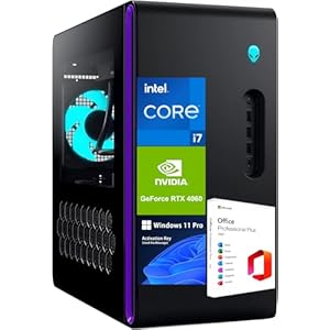 Alienware Aurora R16 Gaming Desktop 2024 Newest, 14th Gen Intel 20-core i7-14700F, GeForce RTX 4060 8GB GDDR6,64GB DDR5, 4TB SSD, 2TB HDD, Wi-Fi 6E, Windows 11 Pro & Microsoft Office Lifetime License