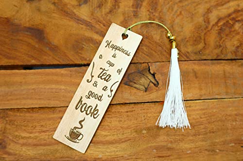 Style Works Segnalibro in legno, accessori per libri, segnalibro...