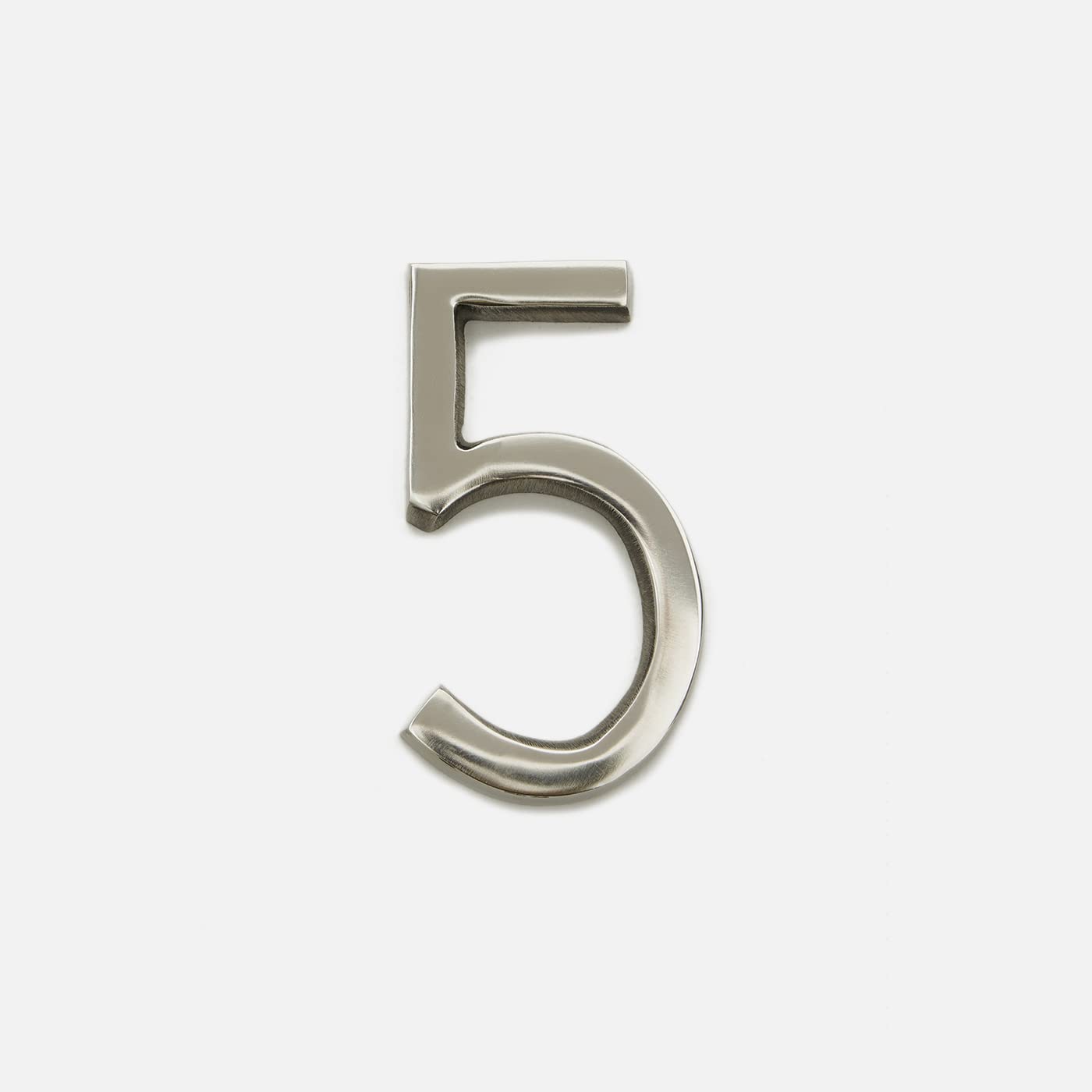 DecorTwist® Metal House Number Modern Silver House Numbers For Flat Door Hostel Hotel Lodge Apartment College Library Rack Number Warehouse 10cm 4 Inch Height (Number 9) — Amazon image 7