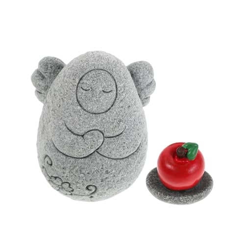 Cabilock Decoración de Estatua Ángel Rezador Pequeña para Acuario y Jardín Diseño Realista Elegante para Escritorio Gabinete y Oficina