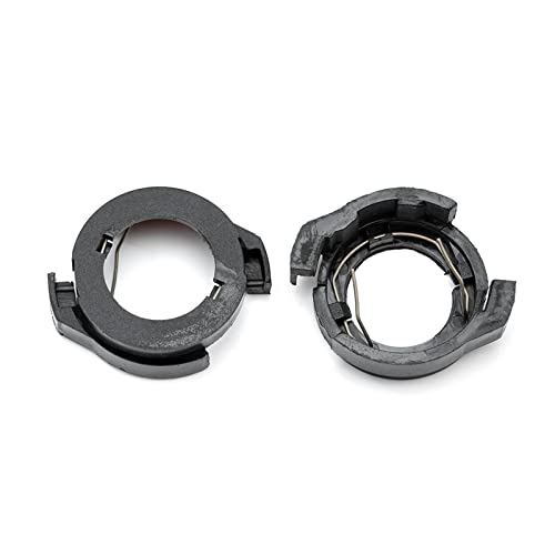 Lot de 2 adaptateurs de fixation pour ampoule de phare LED H7 HID - Clips de montage compatibles avec Renault Megane IV, Fo.rd K/uga II, V/W P/assat B6 Eos