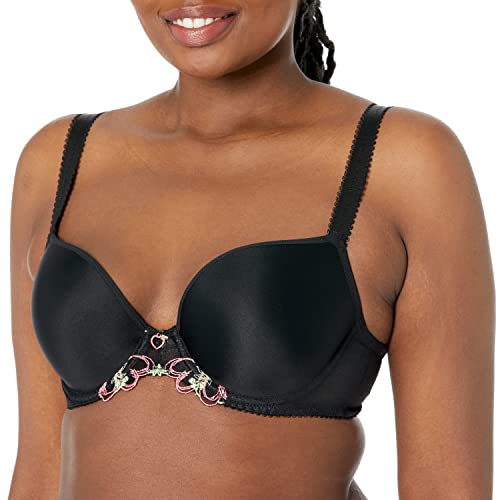 Freya Loveland Moulded Plunge T-Shirt Bra Black Black 36DD
