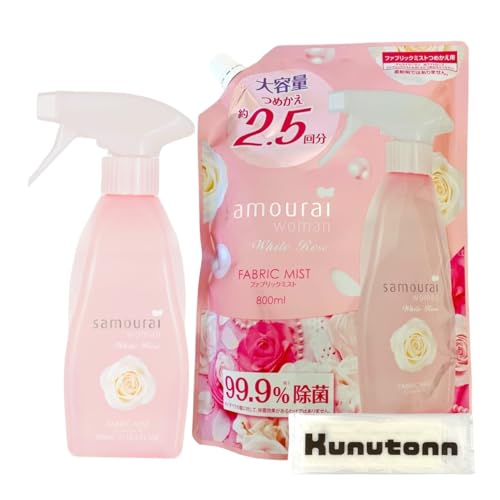 �T�����C�E�[�}�� �t�@�u���b�N�~�X�g �z���C�g���[�Y�̍��� �{�� 370ml 1�� + �l�ߑւ� 800ml 1�Z�b�g + Kunutonn�I���W�i�����S����h�����ڂ�t