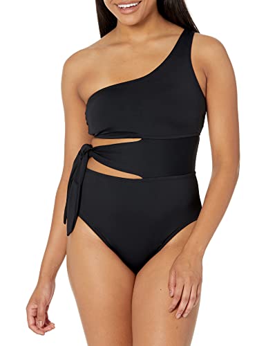La Blanca Women's Island Goddess One Shoulder Mio One Piece