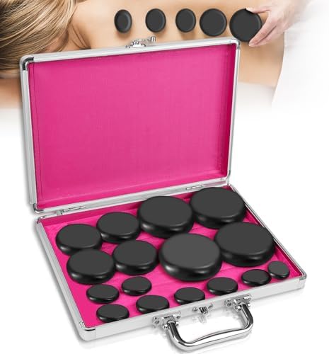 Kit 7 Pedras Quentes Vulcânicas+Bolsa Aquecedora, Kit Quentes Pre...