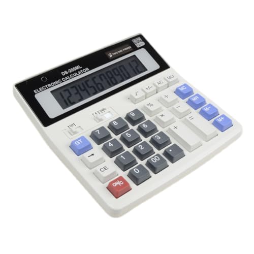 Calculadora científica financiera básica solar electrónica y portátil con batería de 12 dígitos