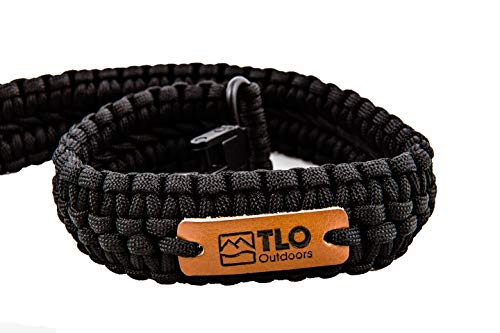 TLO Outdoors Paracord Gun Sling - Adjustable 2-Point Paracord Sling Rifle, Shotgun Crossbows