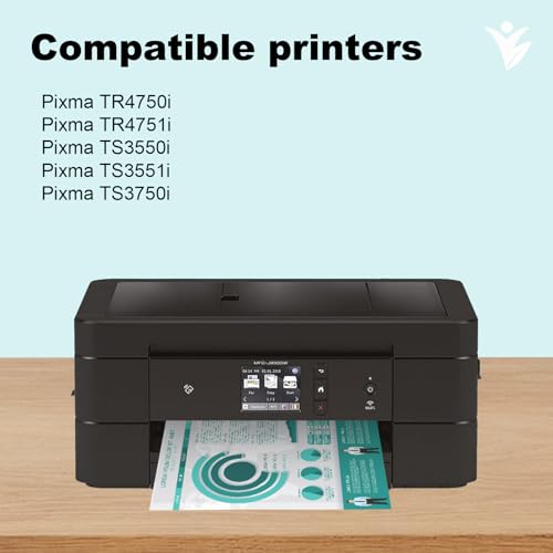 YUANQIMM PG-575XL CL-576XL Druckerpatronen 575 576 XL Kompatibel für Canon 575 576 XL Druckerpatronen für Canon PIXMA TS3550i TS3551i TS3750i TS3751i TS3752i TR4750i TR4751i (1 Schwarz, 1 Farbe)