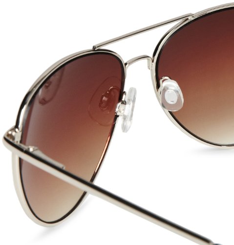 Eyelevel Sergeant Gold - Classic Pilot Style Unisex Sunglasses in Gold with brown lens - With UV400 Protection - Image 3