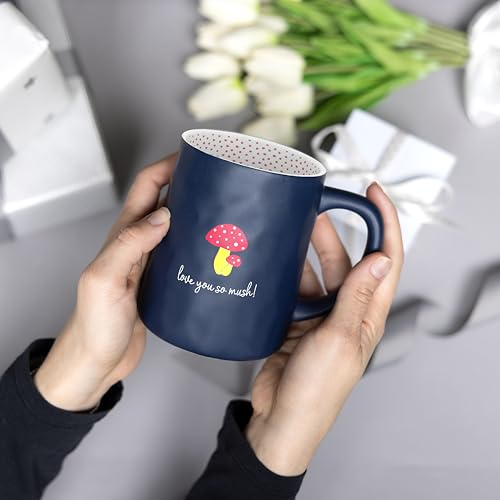 Taza de cerámica So Mush 17 oz diseño divertido miniatura 4