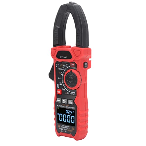 Image of HT208D Digital Clamp Meter Ac /DC Voltage Current Ncv Tester Multimeter 6000 Counts DC Current Clamp Meter