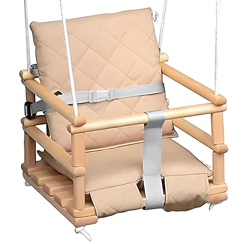 Holz Babyschaukel, Kinderschaukel, Schaukel für Kinder Schaukel 3 in 1 +...