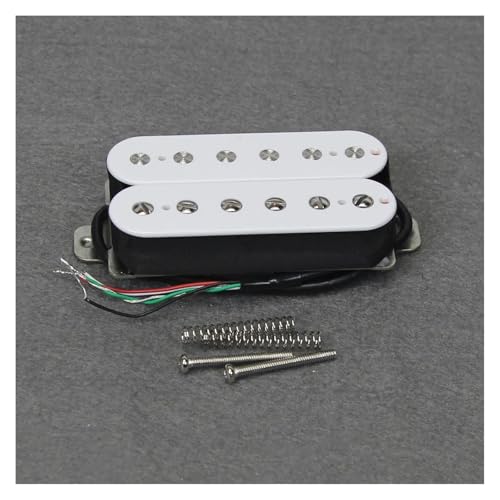 Micro Guitare Alnico 5 SSH double rail et simple bobinage rétro jaune - 4