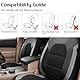 JNNJ 4 Stück Autositzbezüge Kompletter Satz, Mesh Vorderseite Autositzabdeckungen, Airbag-kompatibler Autositzabdeckungen, Auto-Sitzbezüge Vordersitze(Grau)