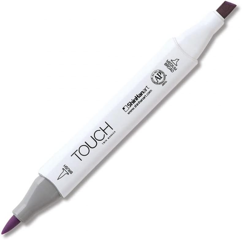 TOUCH ShinHan Twin Brush Tip Marker - Warm Grey 8