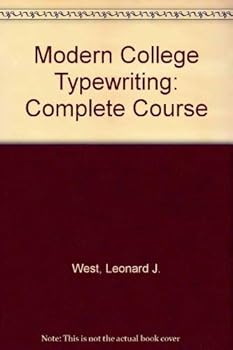 Hardcover Modern College Typewriting: A Complete Course Book