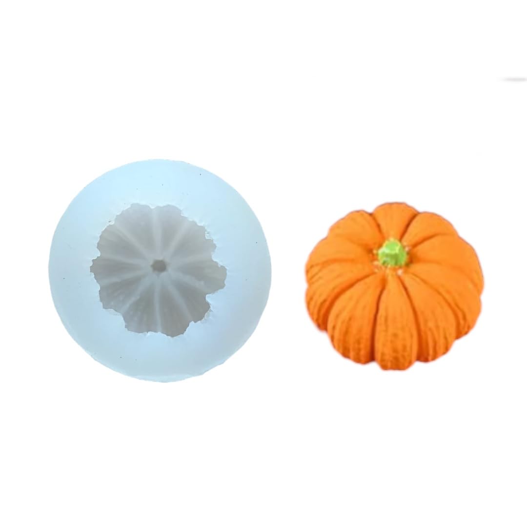 UKIYO international® - Pumpkin Shape Silicone Mold 3D for Candle Making Handmade Decor Candy Soap Chocolate Cake Wax Molds Resin Art Fondant Mould (B0D4QVRP4G) Amazon Price History, Amazon Price Tracker