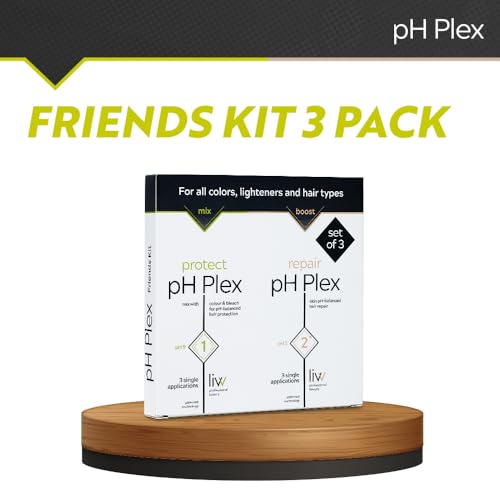 LIW pH Plex Steps 1&2 Protect & Repair Hair Care Treatment - Use with Home Hair Color & Bleach Products - Salon Quality Professional Results at Home - Friends Kit (3 Sachets of Steps 1 & 2) - Image 5